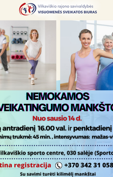 Nemokamos sveikatingumo mankštos