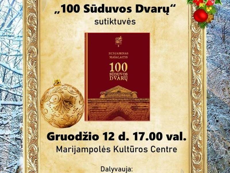 Knygos "100 Sūduvos dvarų" sutiktuvės