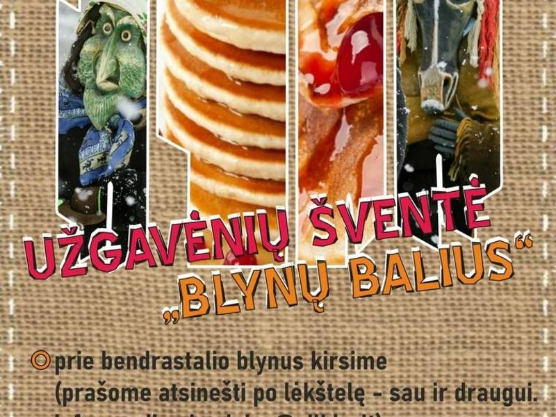 Užgavenių šventė „Blynų balius“